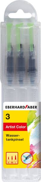 EBERHARD FABER Wassertankpinsel 3ST sortiert 579925 Artist Color