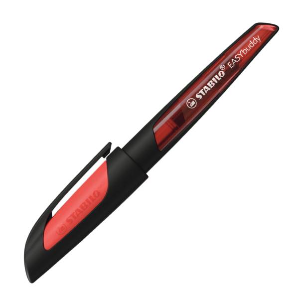 STABILO Füller Patrone M EASYbuddy schw./koralle 5031/8-41
