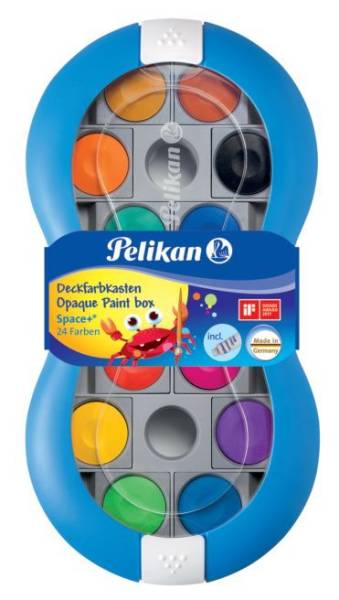 PELIKAN Farbkasten 24ST Space+ blau 700023 735SP/24