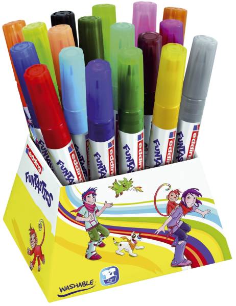 EDDING Faserschreiber 3mm 18ST sort. 14-18 Funtastics