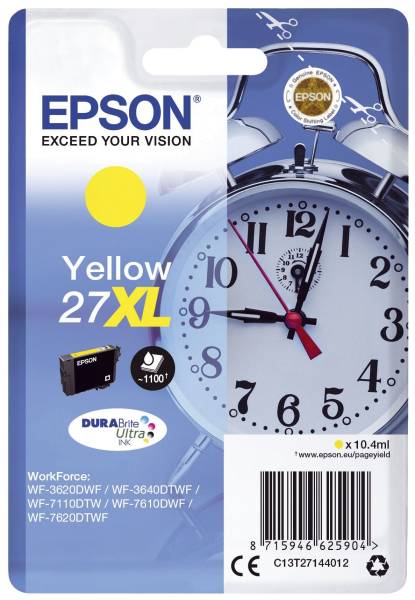 EPSON Inkjetpatrone Nr. 27XL yellow C13T27144012