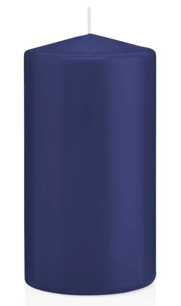 Stumpenkerze dunkelblau 18423.006 150x80mm