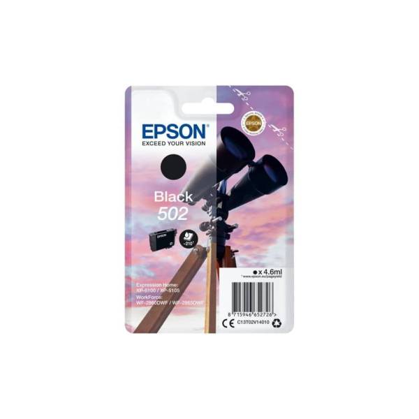 EPSON Inkjetpatrone Nr.502 schwarz C13T02V14010