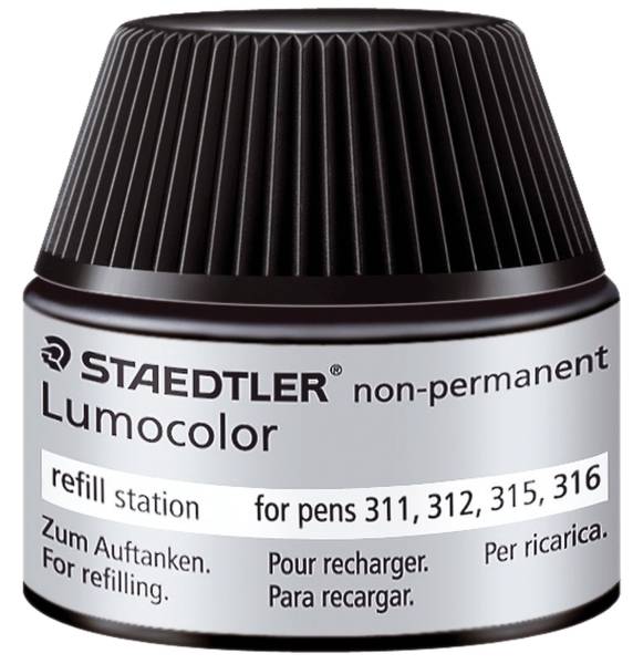 STAEDTLER Tankstelle Lumocolor schwarz 48715-9