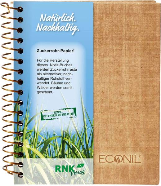 RNK Notizbuch Econil A6 80Bl liniert 46776