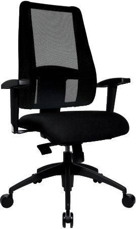 TOPSTAR Drehstuhl inkl. AL schwarz/schwarz LT20BTW500H weiche Rollen
