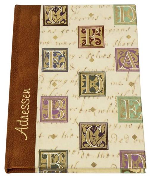 Adressbuch A6 Florentiner Alphabet 5301 11x15.5cm