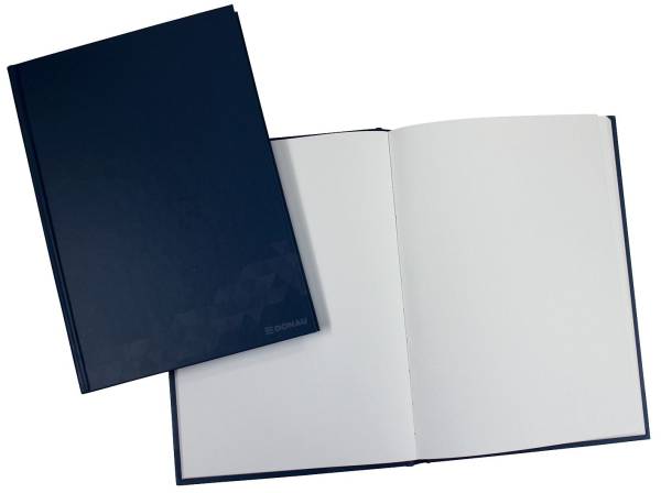 DONAU Geschäftsbuch unliniert blau 1340004-10 A5/96BL