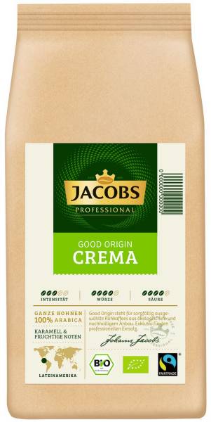 JACOBS Kaffee Good Origin Crema 1000g Bohne 4056105