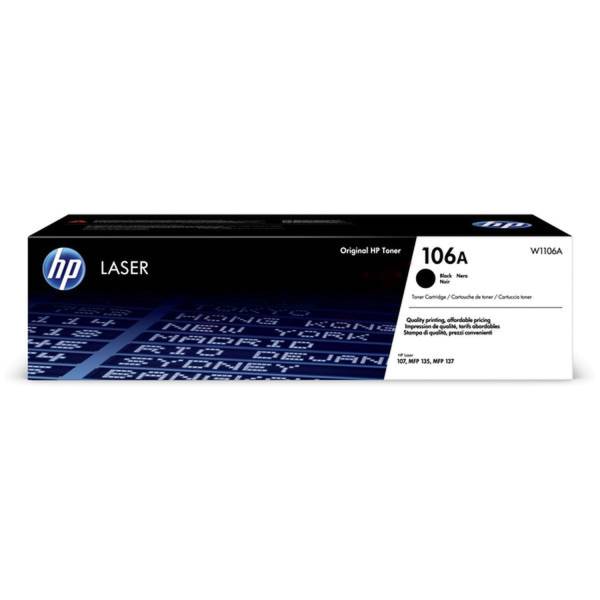 HP Lasertoner Nr. 106A schwarz W1106A
