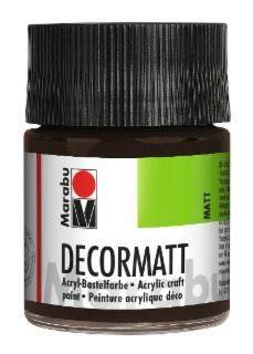 MARABU Decormatt Acryl dunkelbraun 1401 05 045 50 ml