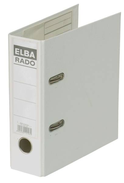 ELBA Ordner A5 hoch 75mm weiß 100022642