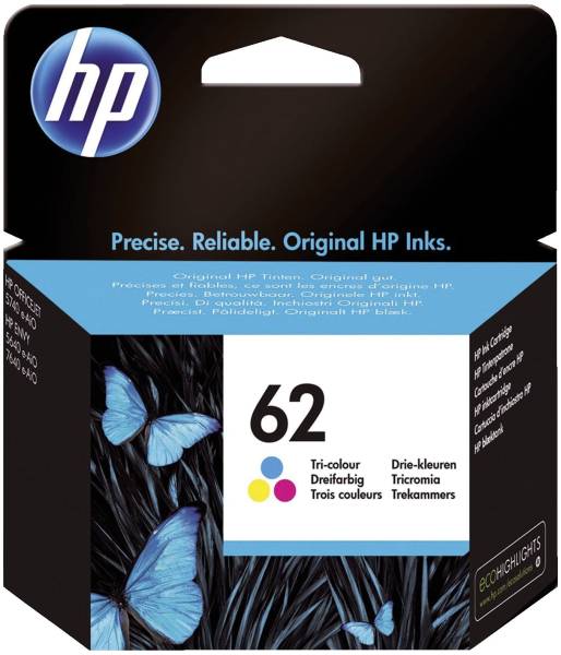 HP Inkjetpatrone Nr. 62 3.-fbg. C2P06AE