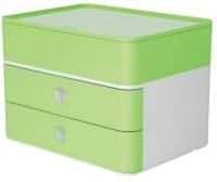 HAN Schubladenbox 2 Laden+Box weiß/grün 1100-80 Allison