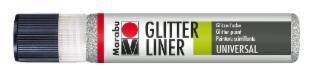 MARABU Glitter Liner 25ml silber 1803 09 582
