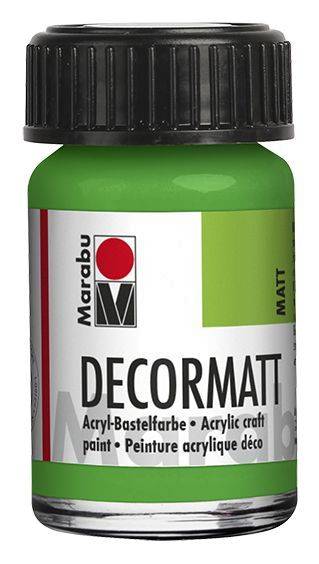 MARABU Decormatt Acryl gelbgrün 1401 39 066 15ml Glas