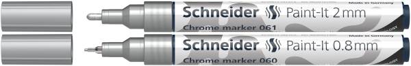 SCHNEIDER Chrommarkeretui 2ST Paint 060/061 ML06011501 0,8mm+2mm